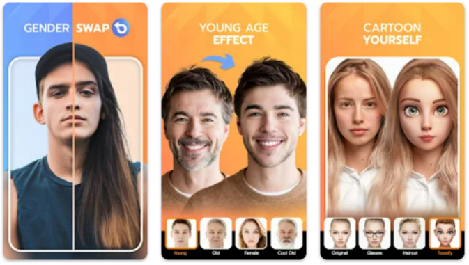 FaceLab Face Aging Gender Swap
