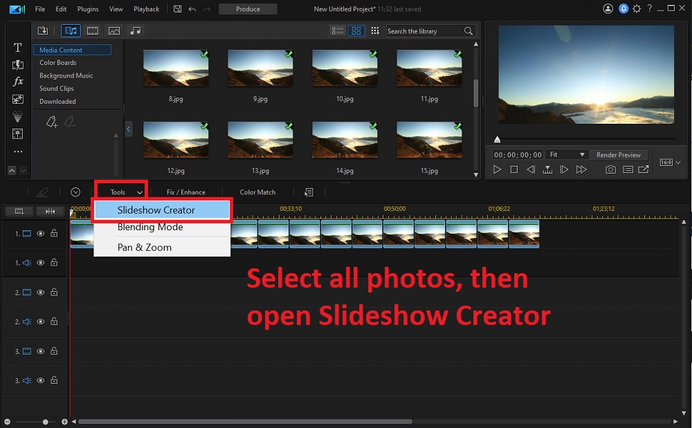 PowerDirector - Slideshow Creator