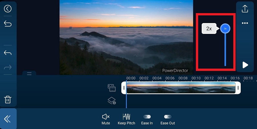 PowerDirector App - Speed Up Video