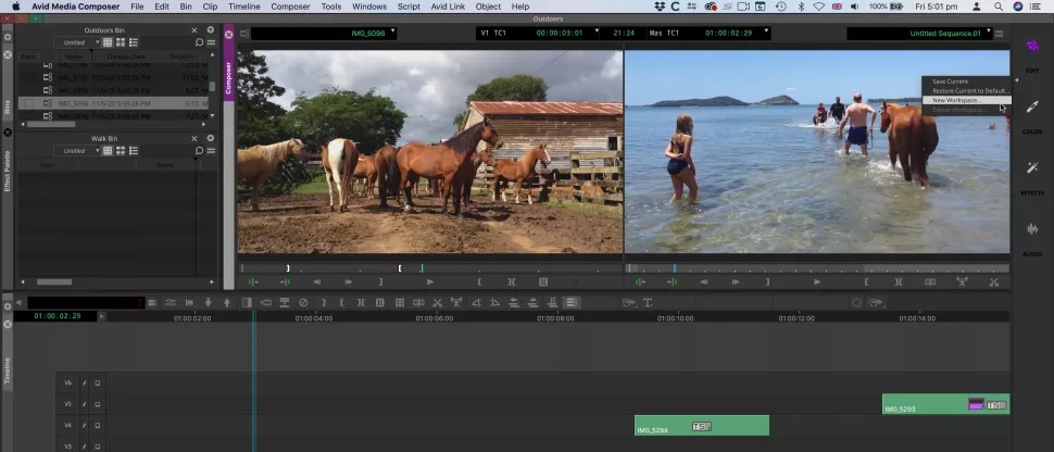 Avid Media Composer First - Editor de videos gratis para profesionales en ciernes