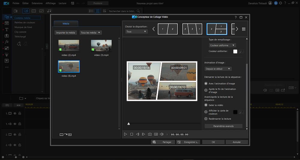 Step 6 Split Screen - PowerDirector