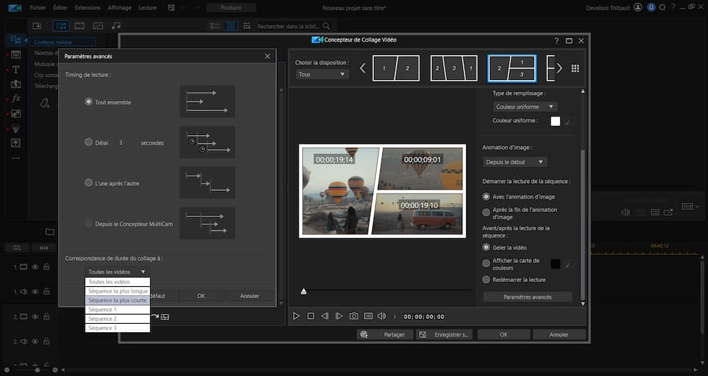 Step 7 Split Screen - PowerDirector