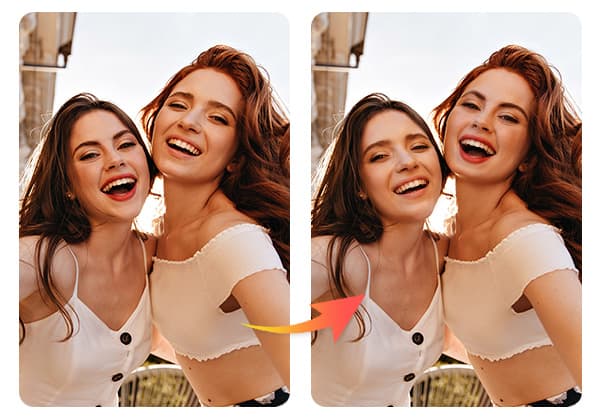 Face swap example with PhotoDirector