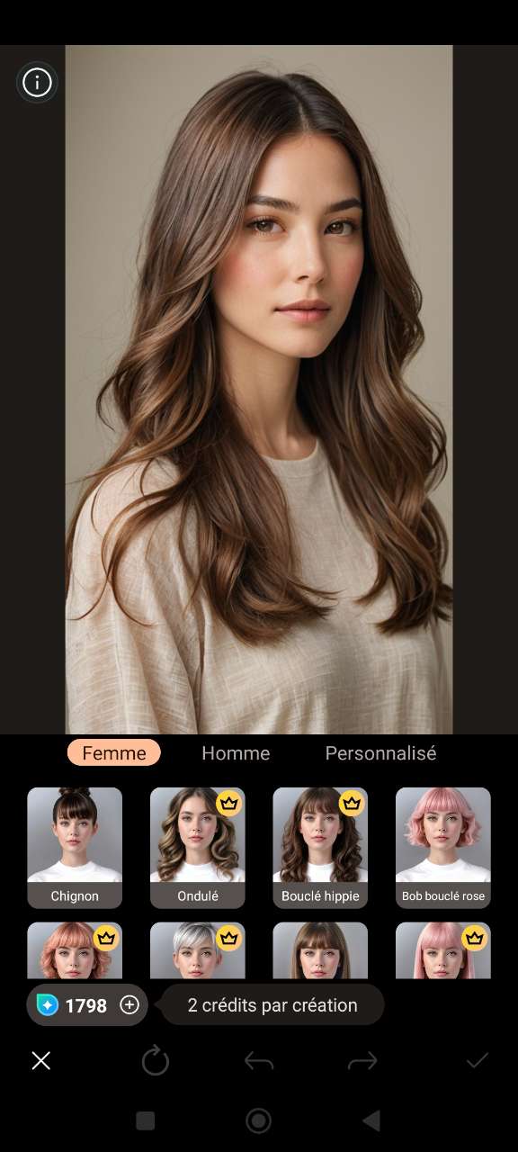 Essayez virtuellement des coiffures pour cheveux fins