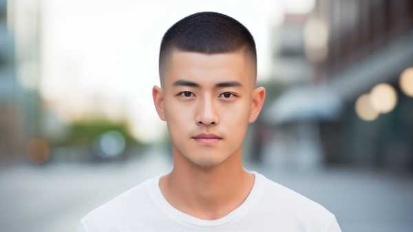 PhotoDirector AIヘアスタイル 坊主 完成画像1