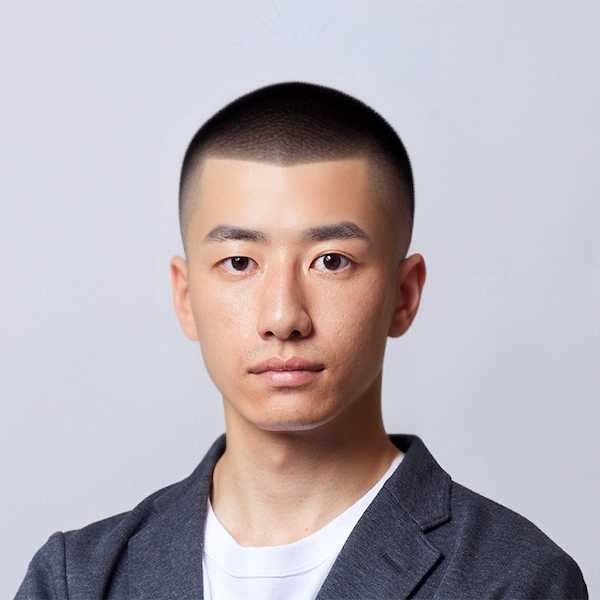 PhotoDirector AIヘアスタイル 坊主 完成画像2