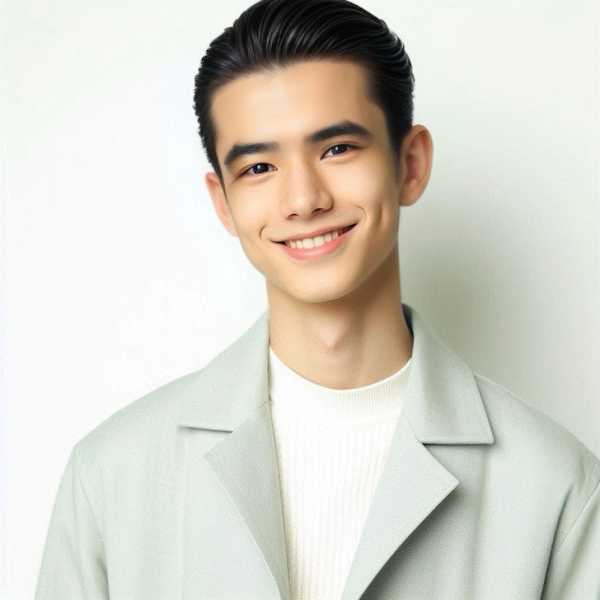 PhotoDirector AIヘアスタイル スリックバック 完成画像3