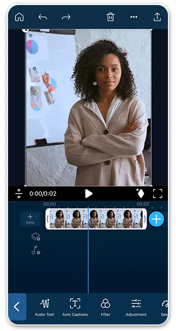 Ajustando el brillo de un video oscuro en PowerDirector