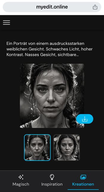 Der MyEdit KI-Bildgenerator
