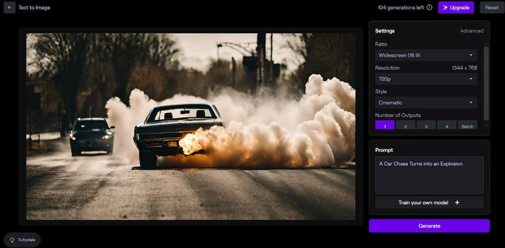 RunwayML - KI-Generator für Video, Audio und Bild