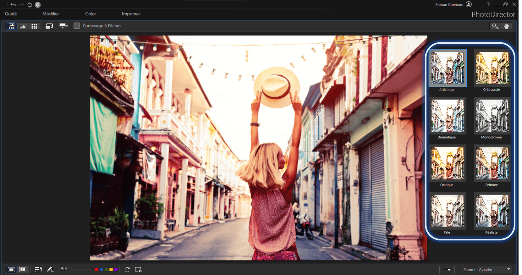 PhotoDirector - Logiciel avec filtre photo sur Windows et Mac