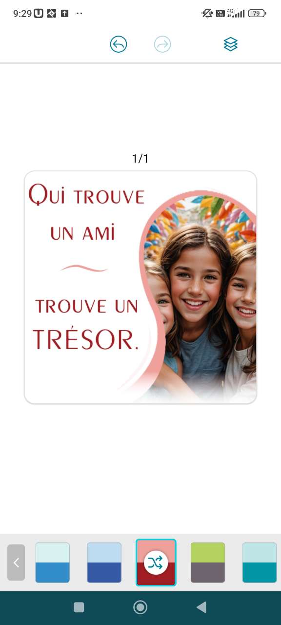 Personnalisation d’image citation amitié
