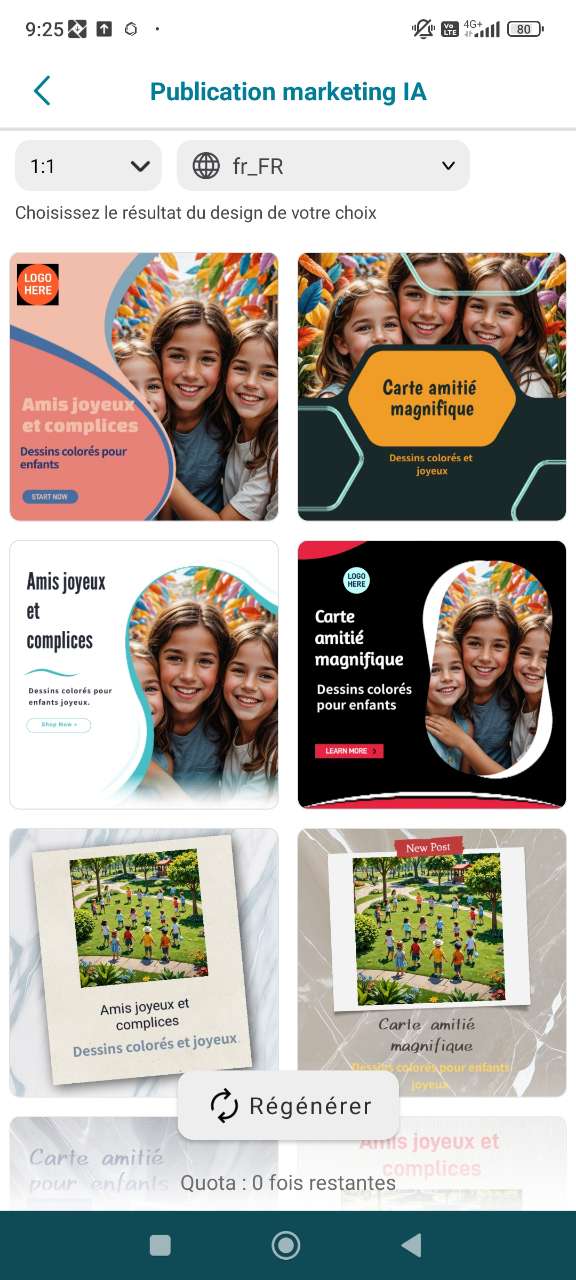 Propositions d’images personnalisées amitié