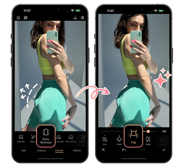 Simulate BBL with PhotoDirector