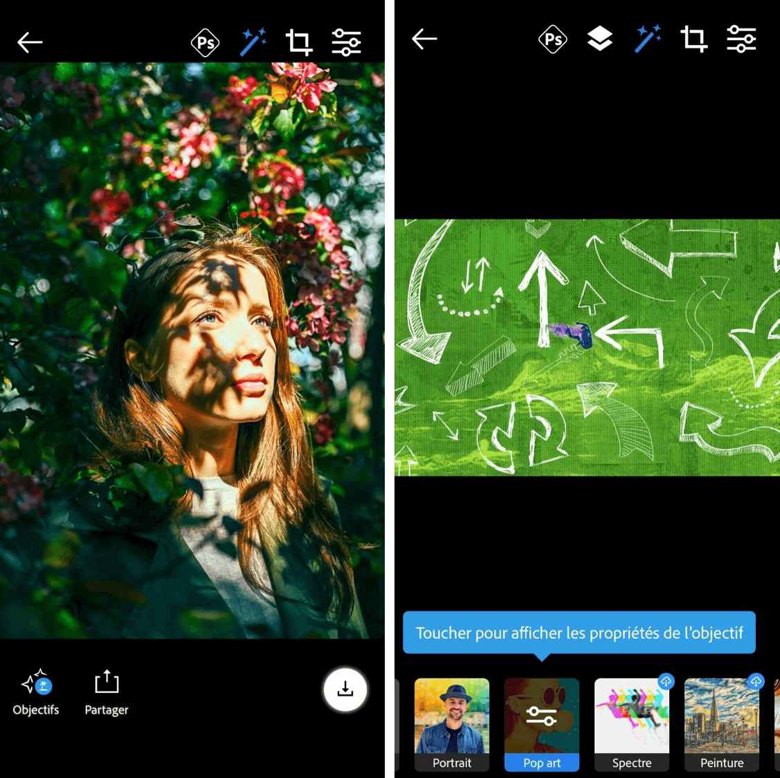 Photoshop Interface - Application montage photo