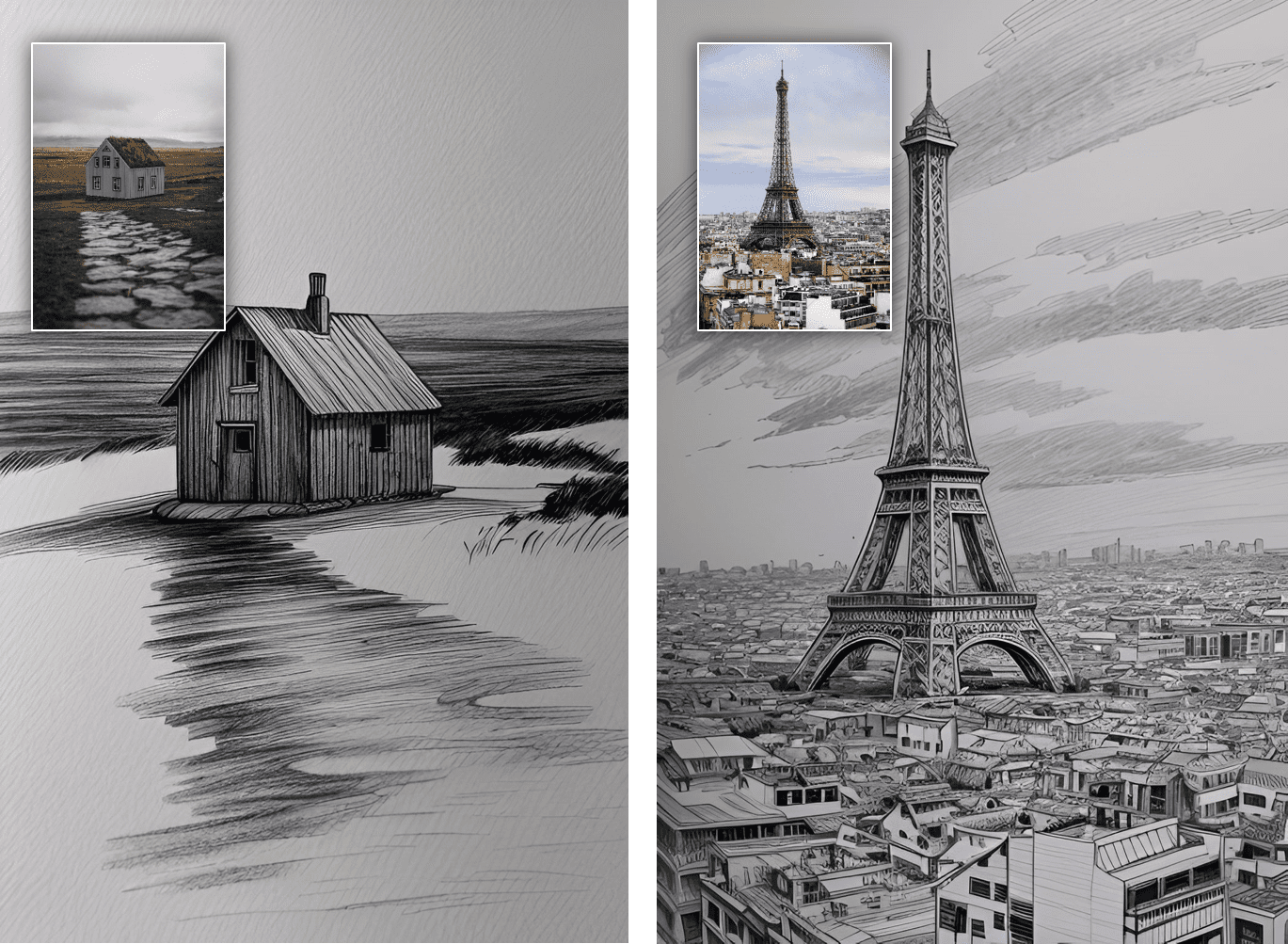 Transformer une photo en croquis