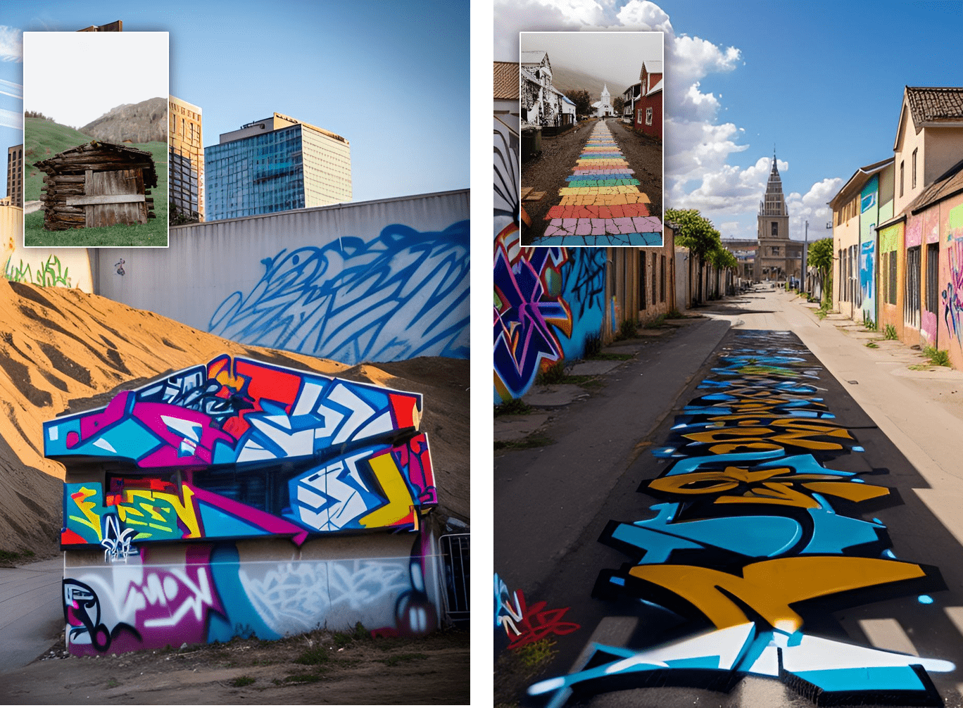 Transformer une photo en street art