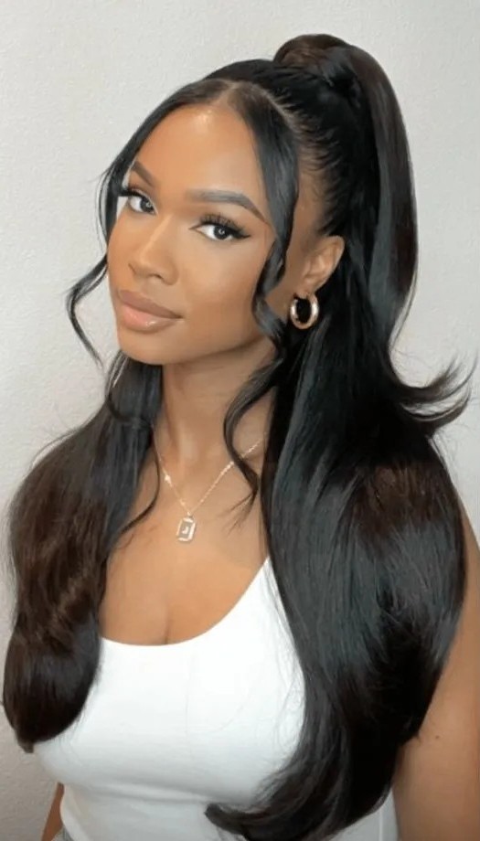 Half-Up Ponytail
