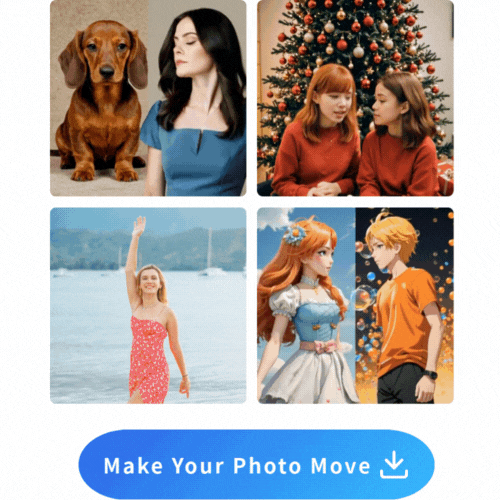 PowerDirector App - How to Make an AI Hug Video on Your Phone