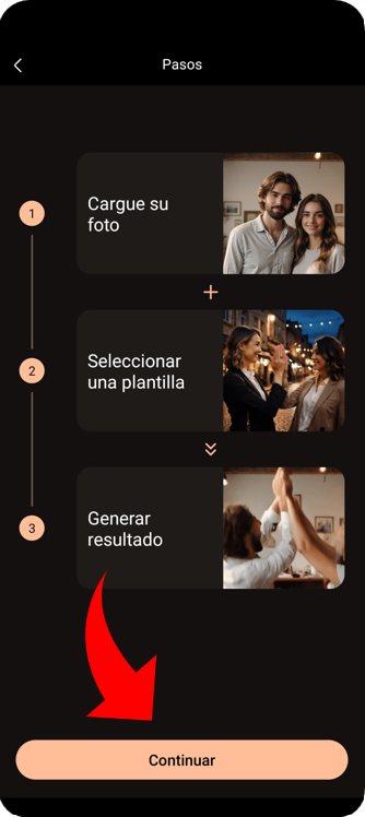 Interfaz de la herramienta Imagen a video con IA de PhotoDirector