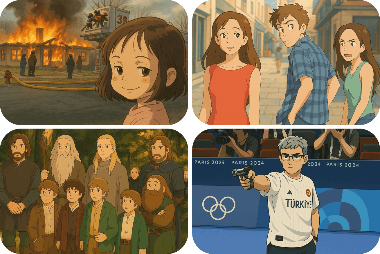 Les images Ghibli les plus populaires sur ChatGPT