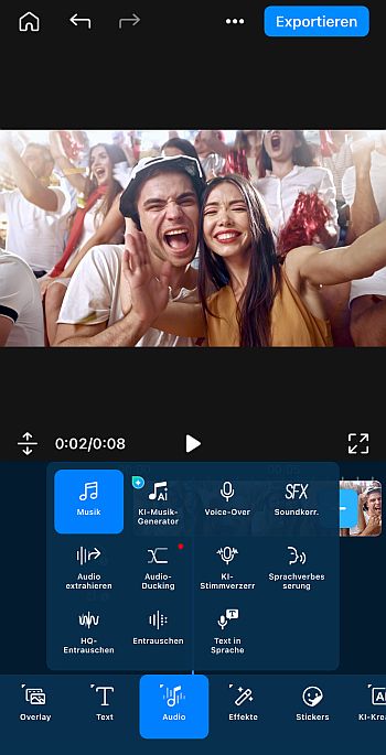 PowerDirector - YouTube-Editor mit kostenloser Musik