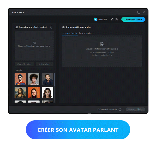 PowerDirector - transformer une photo en une vidéo animée parlante