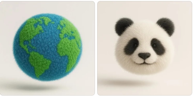 3D Fluffy Icons