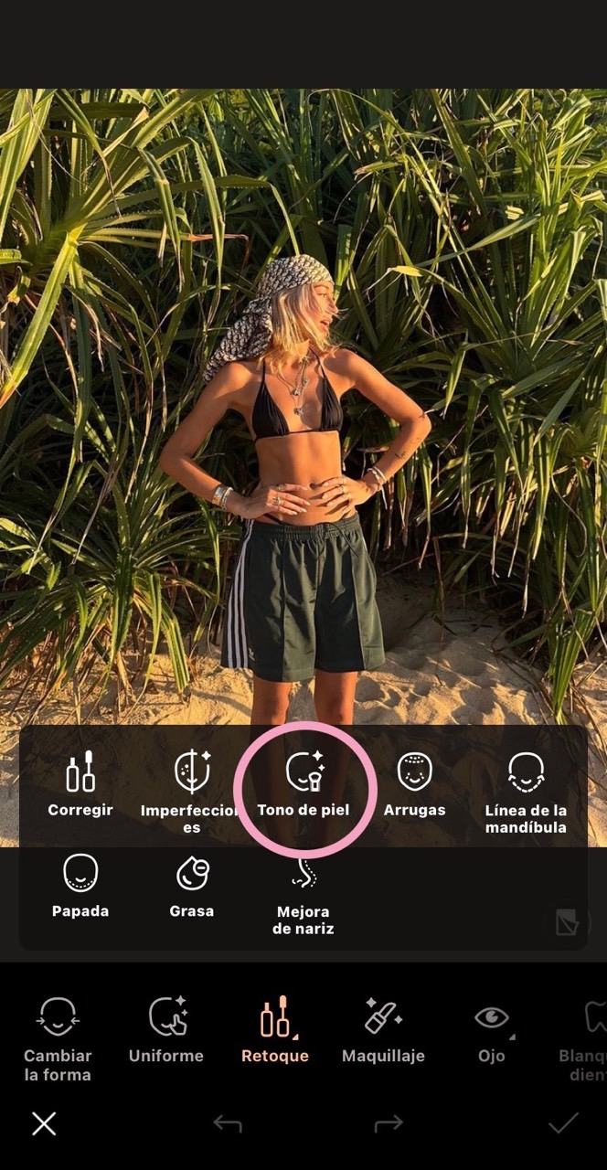 bronceado