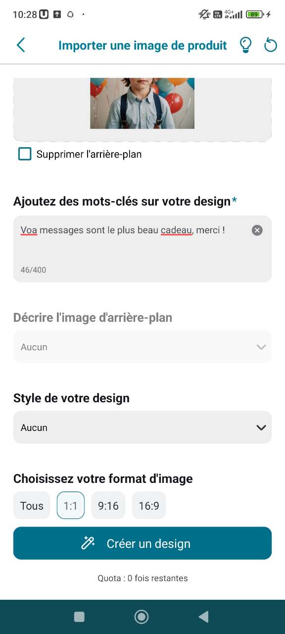 Ajouter une citation d’amitié sur l’image