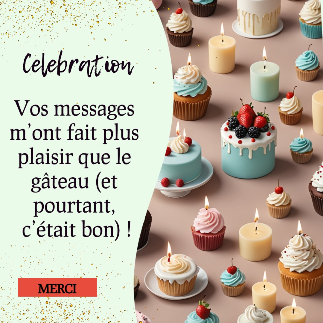 Remerciement anniversaire