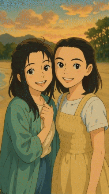 ジブリ風画像を動かす