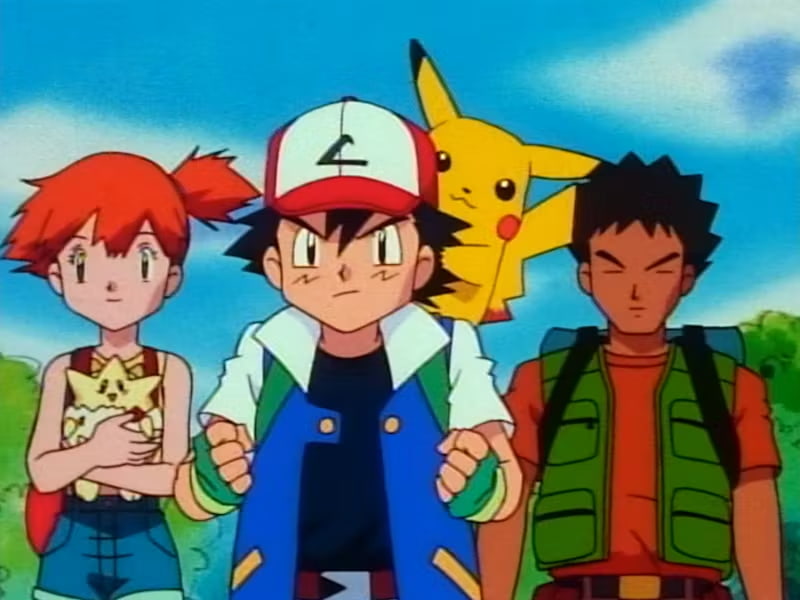 Imagen de los personajes del anime Pokemon