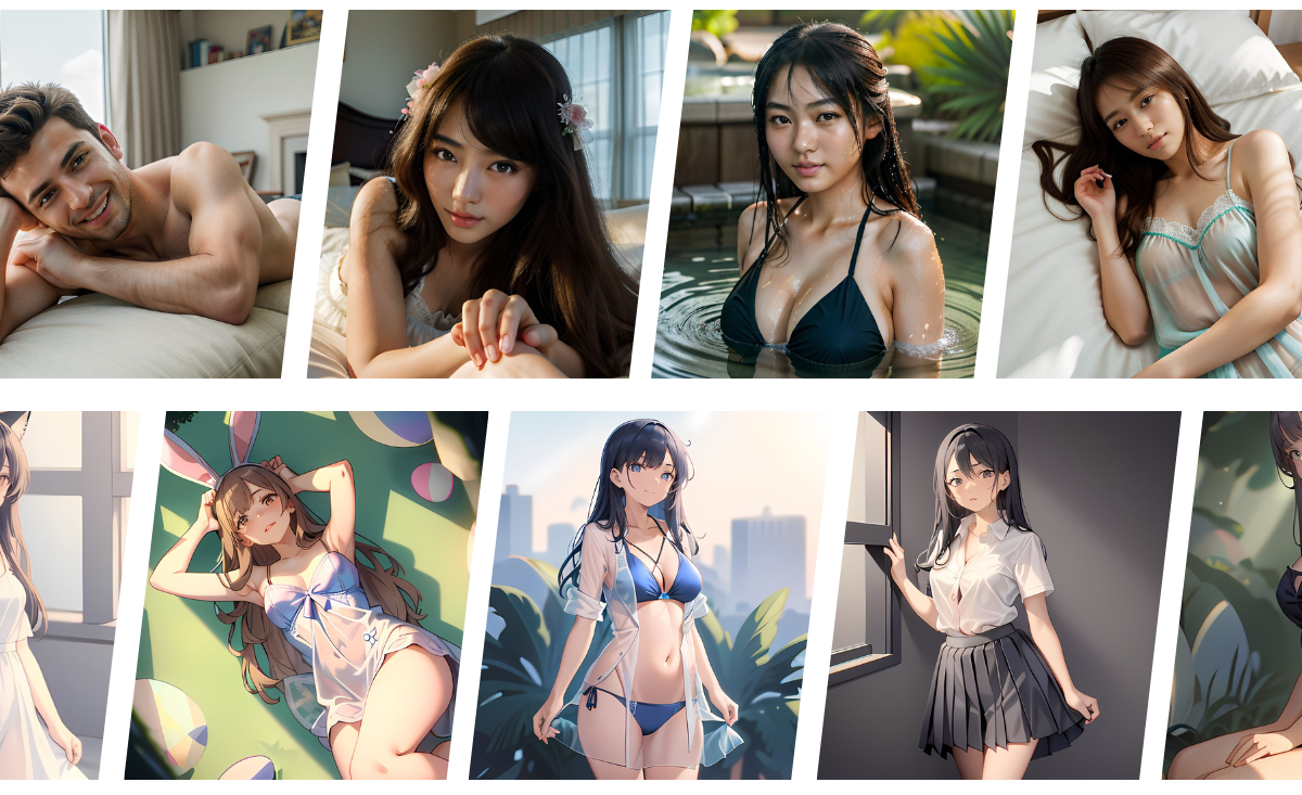 AI art demo- showcasing generated nude images