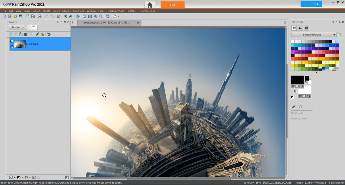 PaintShop Pro 介面
