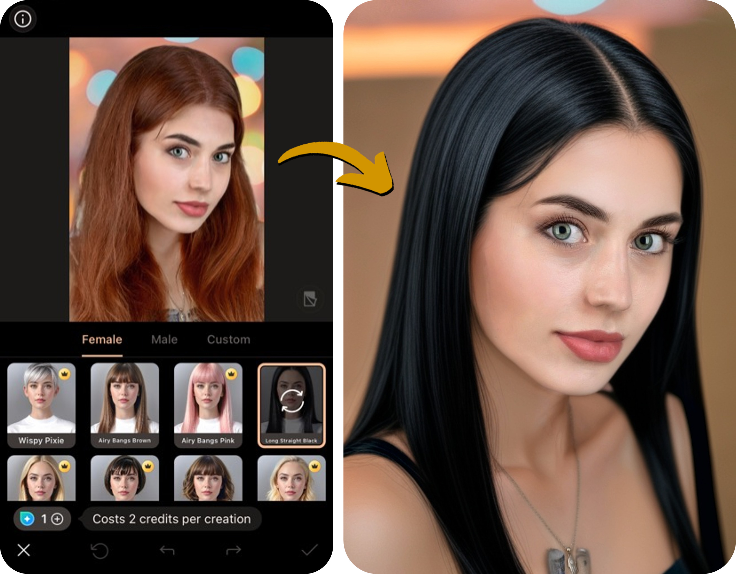 Try On Different Hair Colors with PhotoDirector