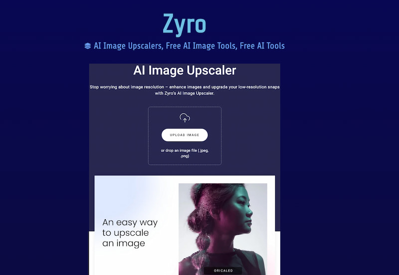 mejorador de imagen de Zyro