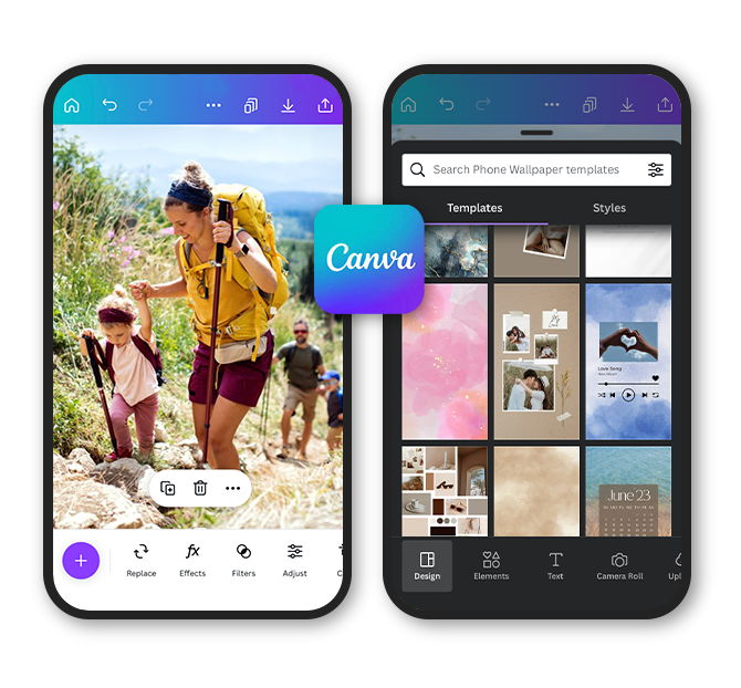 Canva app UI Canva app UI