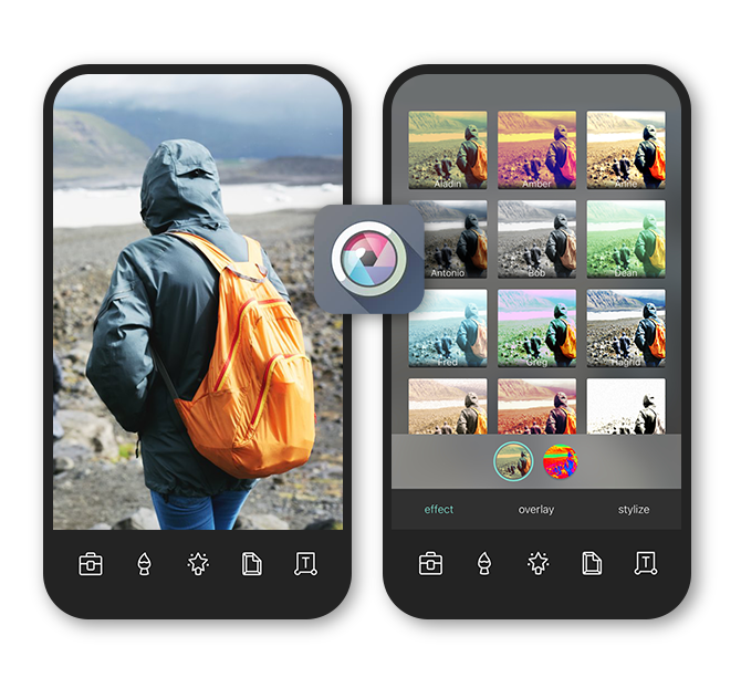 Pixlr app UI Pixlr app UI