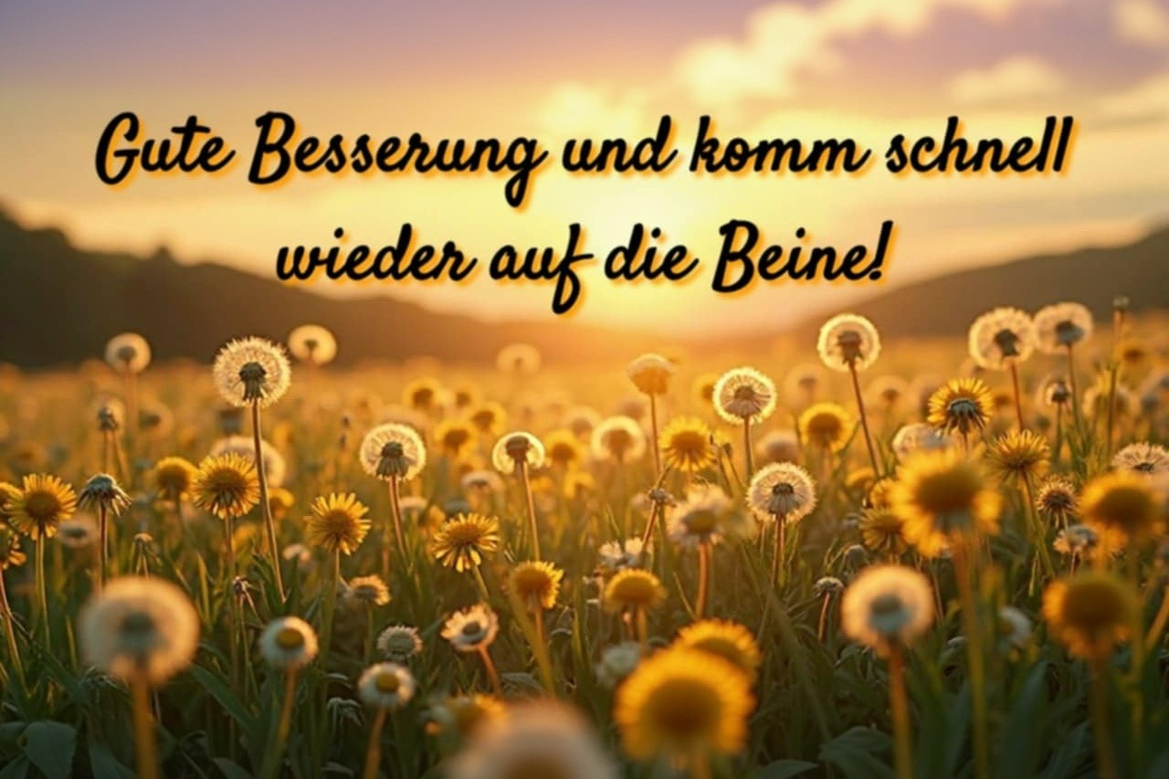 Gute Besserungswünsche gestalten