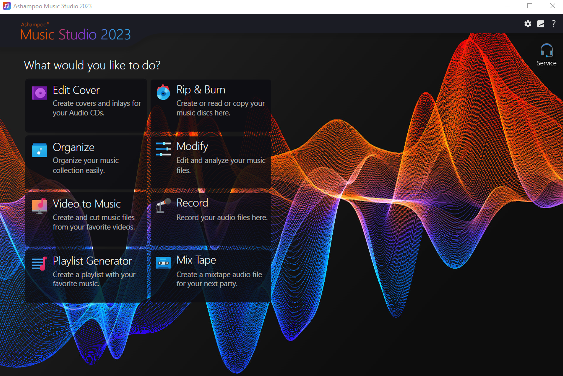 Ashampoo Interface