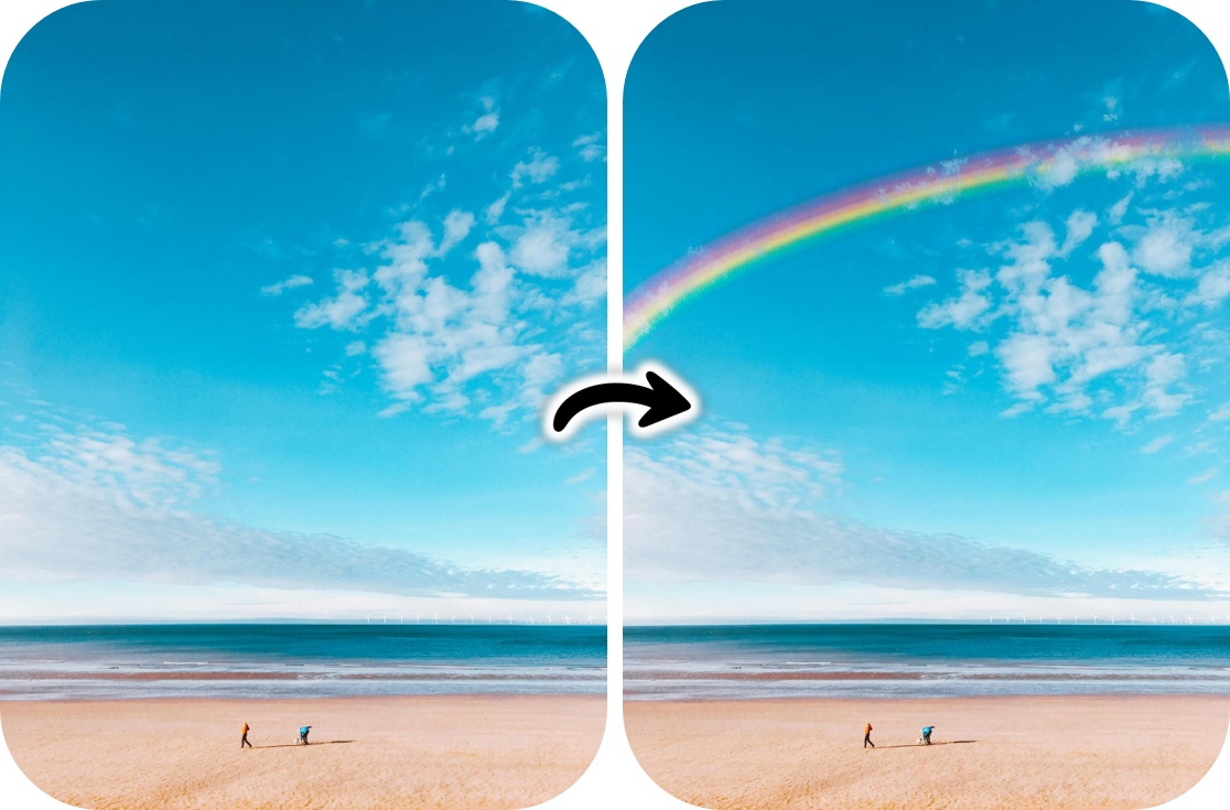 Add an object to a photo - Example 1