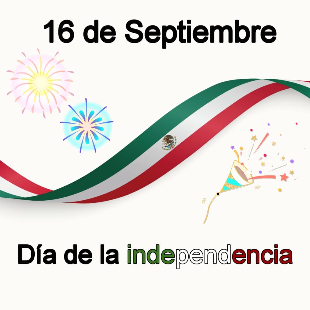 Tarjeta del día de la independencia de México creada con Promeo