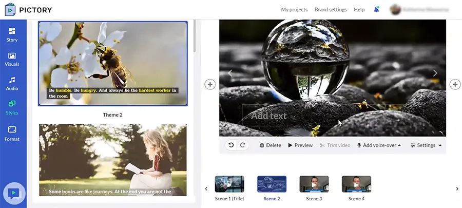 KI-Videos erstellen mit Pictory