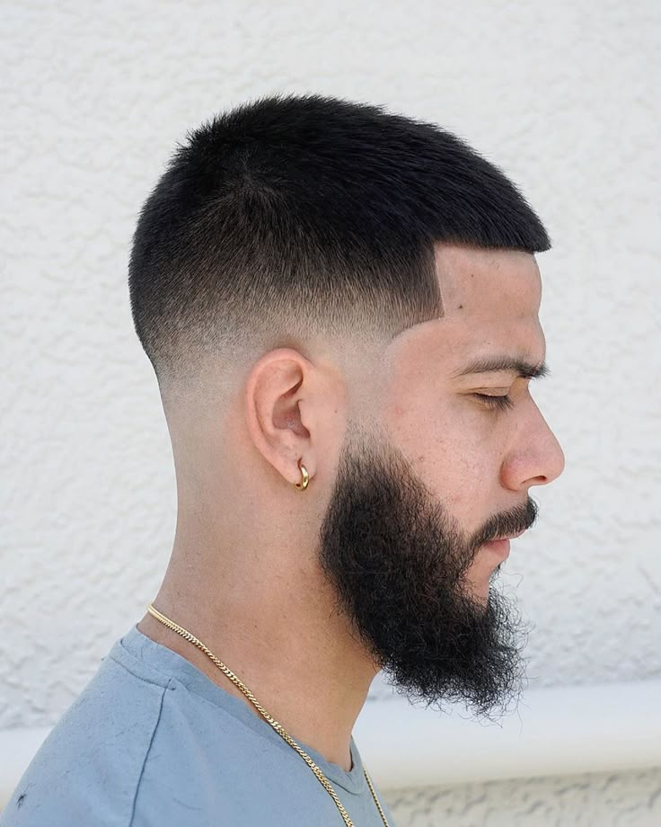 Foto de Crew Cut con Degradado (Fade)