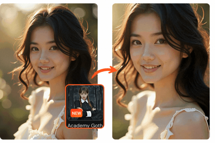 How to Transform Yourself Into Wednesday Addams With an AI Filter