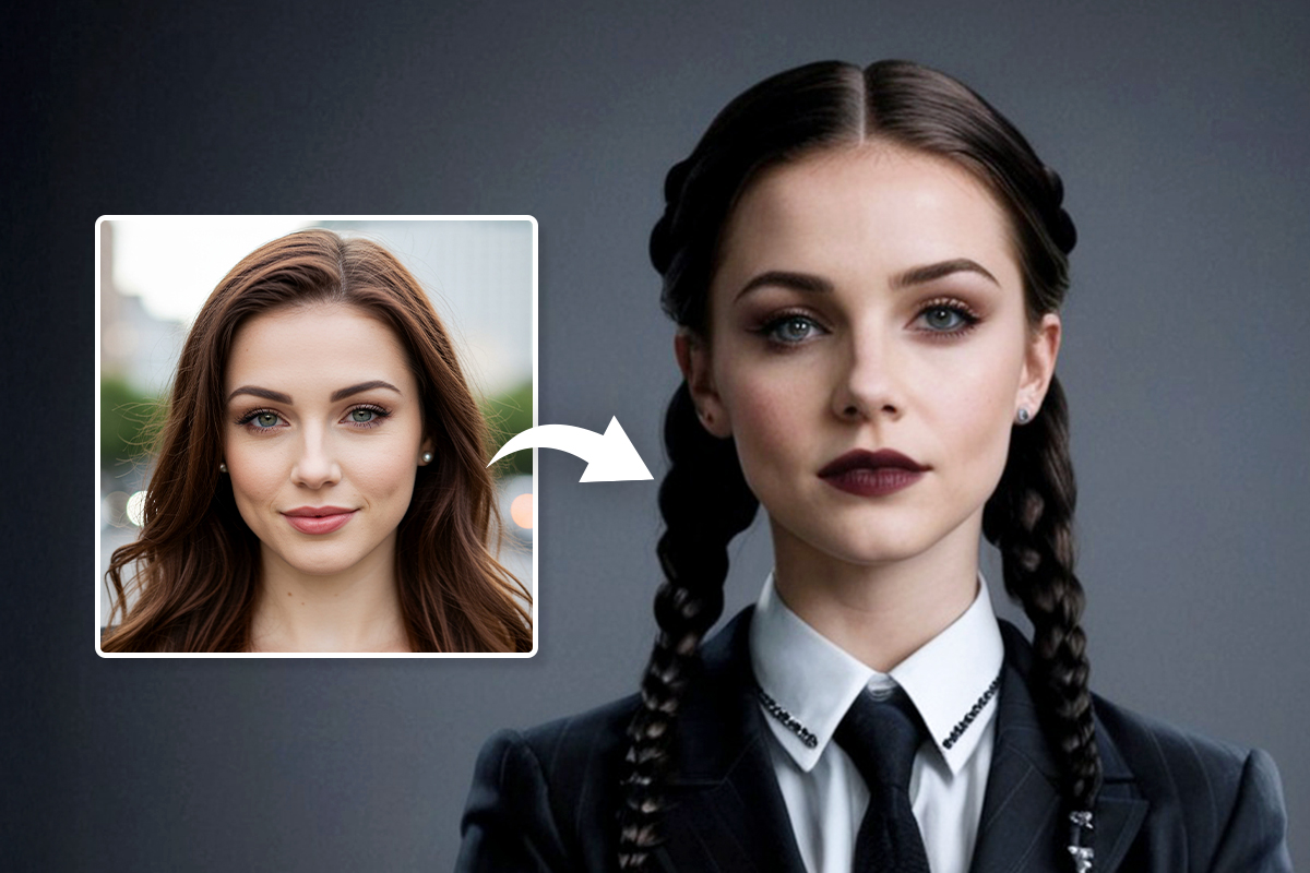 How get Wednesday Addams Makeup?