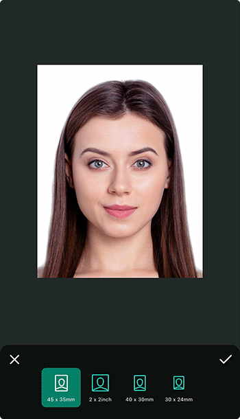 PhotoDirector App - Best Passport Photo App Resizing ID Photos to Meet Passport Photo Regulations in PhotoDirector. PhotoDirector provides a convenient resizing feature for ID photos. By clicking on the 'Resize' option, you can easily adjust the photo size according to the passport photo regulations of your country. This ensures that your ID photo meets the specific requirements set by the authorities. PhotoDirector empowers users to adhere to the necessary guidelines and create ID photos that comply with official regulations, facilitating a smooth application process.