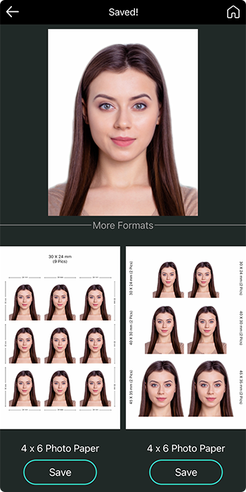 PhotoDirector App - Best Passport Photo App Creating a Digital Passport Photo in PhotoDirector and Downloading for Application. With PhotoDirector, you can create a digital passport photo in just one minute. Once you have finalized your photo, simply click the Download button to save it. You can now submit the photo for your passport application. In addition, you have the option to choose different formats to print out and use for other identification purposes. PhotoDirector simplifies the process of obtaining a digital passport photo, making it convenient and efficient for users.