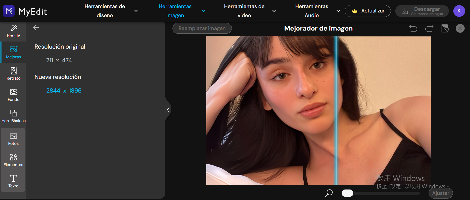 Cómo quitar filtros a tus fotos online